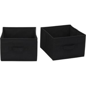 Household Essentials Black Wide Closet Organizer Drawers