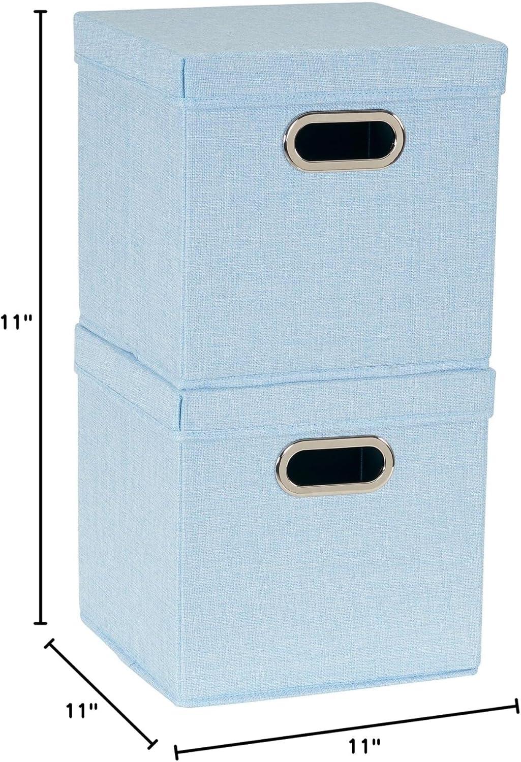 image:imageHousehold Essentials Cube Set with Lids Pink 2PackBlue