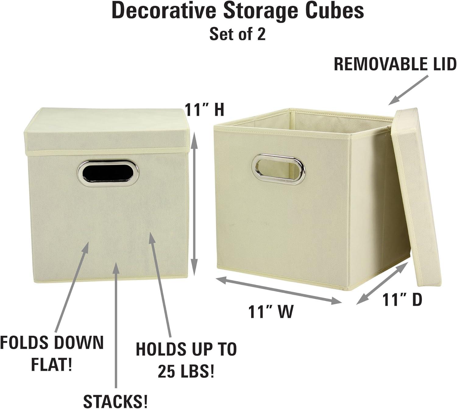 image:imageHousehold Essentials Cube Set with Lids Pink 2PackWhite