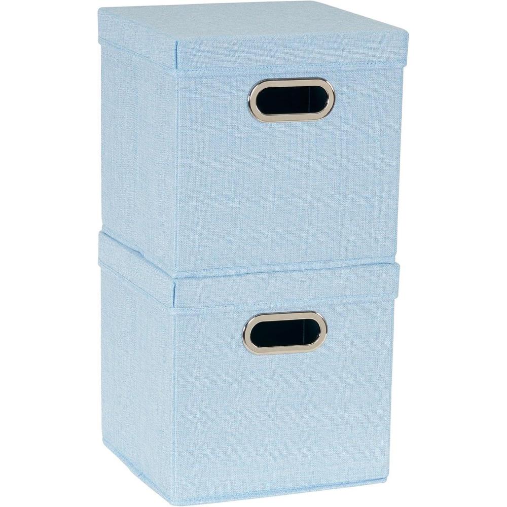 image:imageHousehold Essentials Cube Set with Lids Pink 2PackBlue