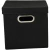 Household Essentials Cube Set with Lids, Pink, 2-Pack(Black)