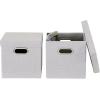 Household Essentials Cube Set with Lids, Pink, 2-Pack(Grey)