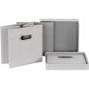 Household Essentials Cube Set with Lids, Pink, 2-Pack(Grey)