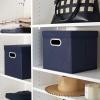 Household Essentials Cube Set with Lids, Pink, 2-Pack(Navy)