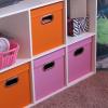 Household Essentials Cube Set with Lids, Pink, 2-Pack(Pink)