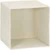 Household Essentials Foldable Storage Cubes, Set of 6 Bins for Cube Organizer Shelves, Natural White with Lip Pull Handle(Natural)