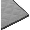 Household Essentials Quilted Table Leaf Storage Bag, Heavy-Duty Poly-Cotton Canvas, Interior Storage Pocket, Zippered, Lightweight, Protective, Spacious, Gray with Charcoal Trim(Grey)