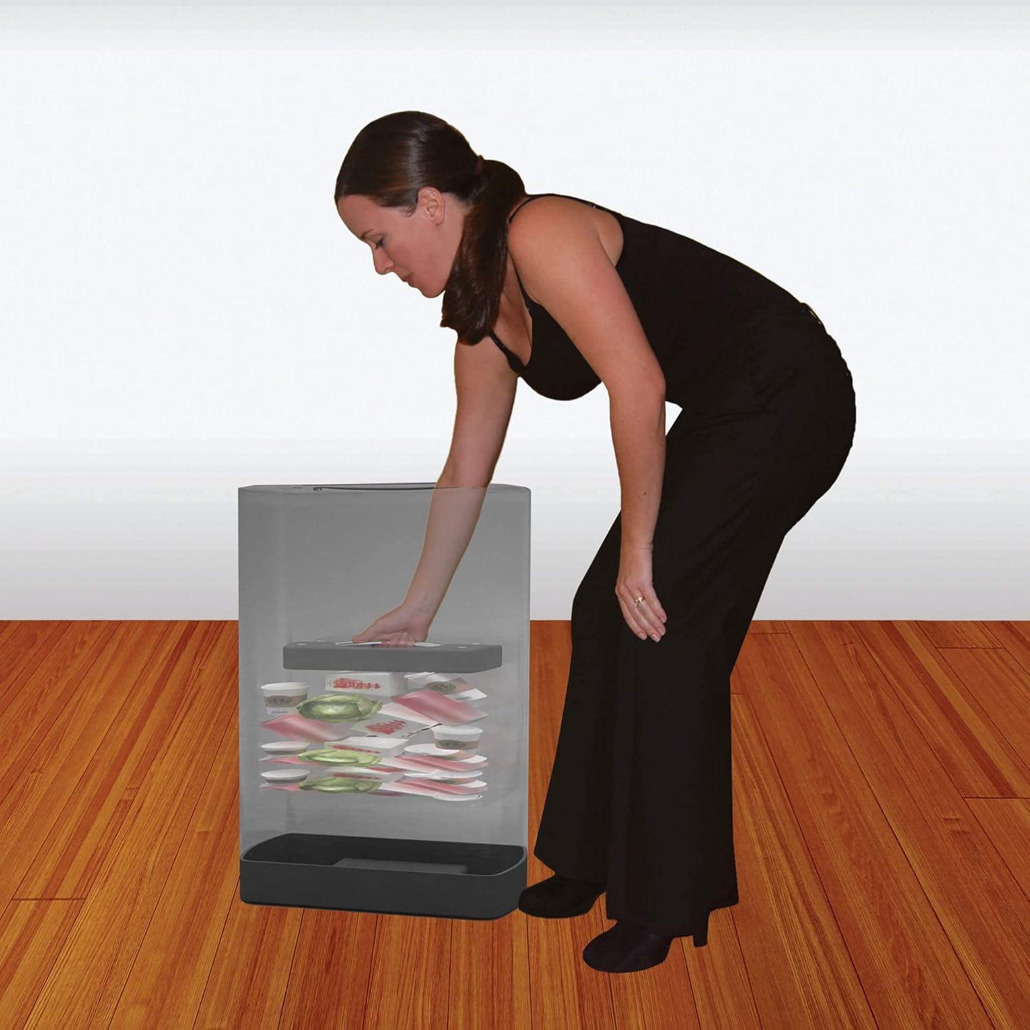 image:imageHousehold Essentials Trash Krusher Manual Trash Compactor 40 L Stainless Steel40 Liter