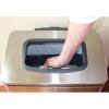 Household Essentials Trash Krusher Manual Trash Compactor, 40 L, Stainless Steel(40 Liter)