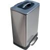 Household Essentials Trash Krusher Manual Trash Compactor, 40 L, Stainless Steel(40 Liter)