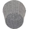 Household Essentials White Paper Rope Waste Basket Trash Bin for Bathroom, Bedroom, Office ML-7192(Grey)