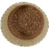 Household Essentials White Paper Rope Waste Basket Trash Bin for Bathroom, Bedroom, Office ML-7192(Natural/Cream)