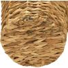 Household Essentials White Paper Rope Waste Basket Trash Bin for Bathroom, Bedroom, Office ML-7192(Stained Hyacinth)