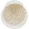 Household Essentials White Paper Rope Waste Basket Trash Bin for Bathroom, Bedroom, Office ML-7192(White)
