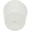 Household Essentials White Paper Rope Waste Basket Trash Bin for Bathroom, Bedroom, Office ML-7192(White)