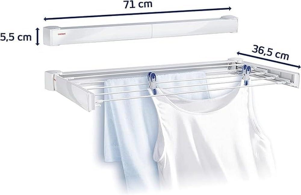 image:imageLeifheit 83100 Wall Dryer Telefix 100 White3 m