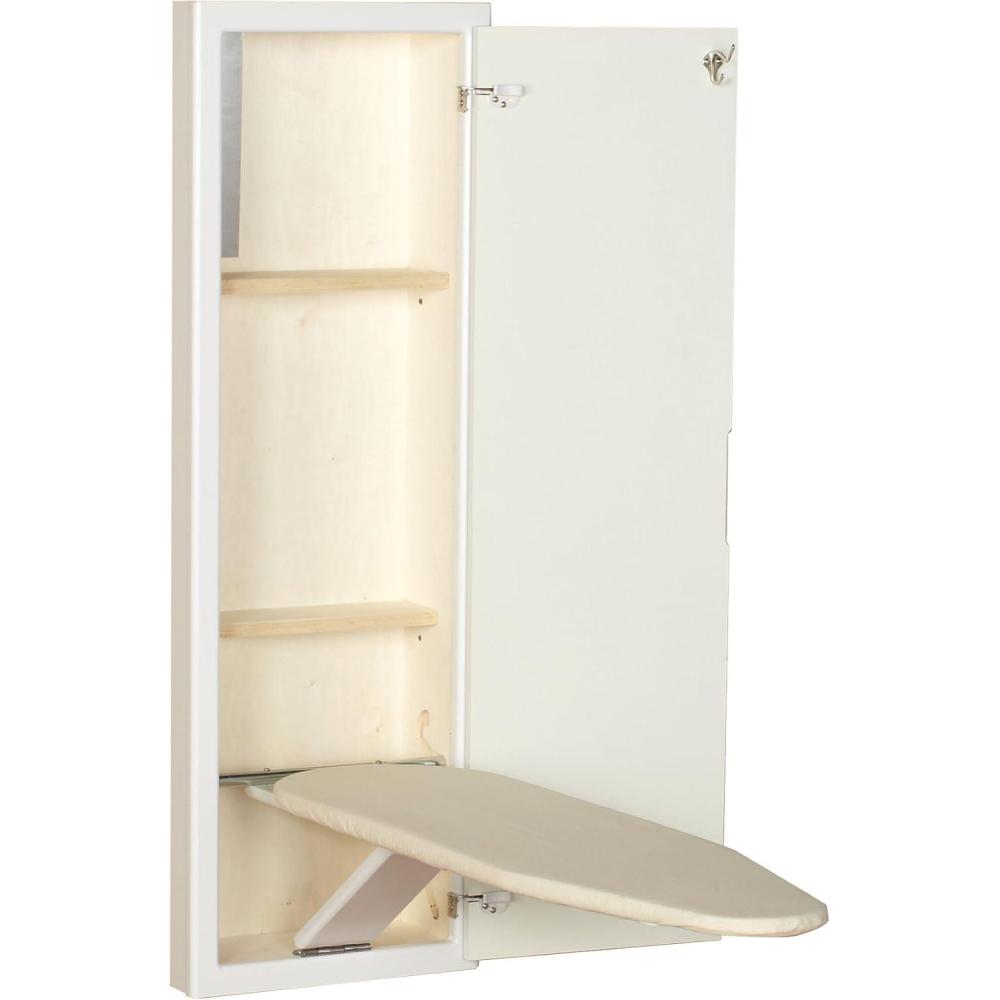 image:imageHousehold Essentials Stowaway inWall Ironing Board Finish WhiteWhite