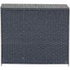 Household Essentials 3 Compartment Laundry Sorter, Wicker Laundry Sorter(Grey)