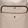Household Essentials Backpack Duffel Laundry Bag, Cream & Black