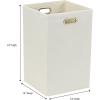 Household Essentials Folding Laundry Hamper, Natural