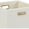 Household Essentials Folding Laundry Hamper, Natural