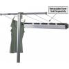 Household Essentials Heavy-Gauge 3-Piece Outdoor Clothesline Pole with Ground Sleeve — 85″ Galvanized Steel Freestanding Support Post with Nuts & Bolts for Receiver Bracket (Bracket Sold Separately)