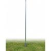 Household Essentials Heavy-Gauge 3-Piece Outdoor Clothesline Pole with Ground Sleeve — 85″ Galvanized Steel Freestanding Support Post with Nuts & Bolts for Receiver Bracket (Bracket Sold Separately)