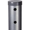 Household Essentials Heavy-Gauge 3-Piece Outdoor Clothesline Pole with Ground Sleeve — 85″ Galvanized Steel Freestanding Support Post with Nuts & Bolts for Receiver Bracket (Bracket Sold Separately)