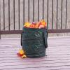 Household Essentials Pop Up Hamper, Pop Up Camping Trash Can, Great for Outdoor or Indoor Use, Portable and Collapsible with Zippered Top, Green(13 Gallon)