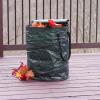 Household Essentials Pop Up Hamper, Pop Up Camping Trash Can, Great for Outdoor or Indoor Use, Portable and Collapsible with Zippered Top, Green(30 Gallon)