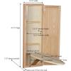 Household Essentials Stowaway in-Wall Ironing Board Finish: White(Oak)