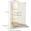 Household Essentials Stowaway in-Wall Ironing Board Finish: White(White)