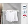 Leifheit Wall Dryer Telegant 36 Protect Plus, Space Saving Wall Mounted Clothes Drying Rack with 3.6 m Drying Length, Hidden Folding Design, 5 Rustproof Rails and 60 cm Aluminum Towel Bar(72 x 37 cm)