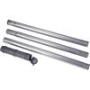 Household Essentials Heavy-Gauge 3-Piece Outdoor Clothesline Pole with Ground Sleeve — 85″ Galvanized Steel Freestanding Support Post with Nuts & Bolts for Receiver Bracket (Bracket Sold Separately)