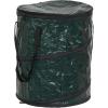 Household Essentials Pop Up Hamper, Pop Up Camping Trash Can, Great for Outdoor or Indoor Use, Portable and Collapsible with Zippered Top, Green(13 Gallon)