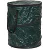 Household Essentials Pop Up Hamper, Pop Up Camping Trash Can, Great for Outdoor or Indoor Use, Portable and Collapsible with Zippered Top, Green(30 Gallon)