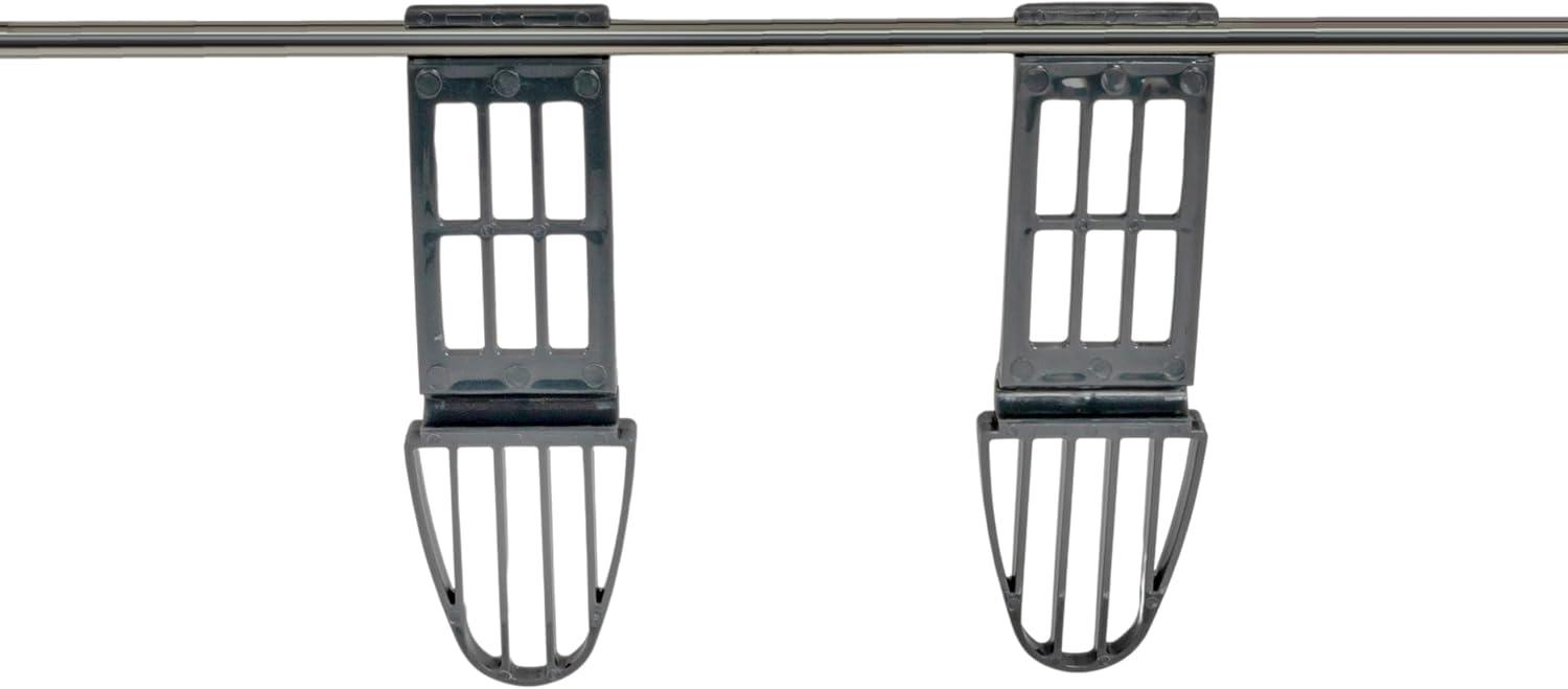 image:imageHousehold Essentials Multi Tier Stainless Steel Laundry Drying Rack with T Bar and Two Side Wings Silver