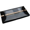 Household Essentials 4 Pocket Wide Organizer with Hangbar, Black