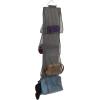 Household Essentials Hanging Purse Organizer, 8 Pockets, Store Purses, Wallets, Clutches and More, Hangs Easily in Closet, Gray