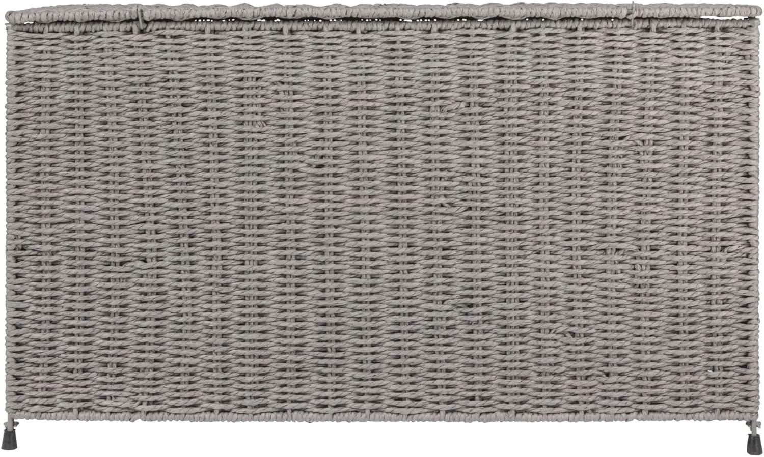 image:imageHousehold Essentials Paper Rope Woven Sturge Chest Large Arctic WhiteGrey