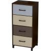 Household Essentials 8014-1 Wooden 4 Drawer Dresser | Storage Night Stand | Mahoganey,Walnut(Walnut)