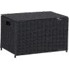 Household Essentials Paper Rope Woven Sturge Chest, Large, Arctic White(Black)