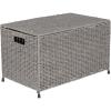Household Essentials Paper Rope Woven Sturge Chest, Large, Arctic White(Grey)