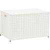 Household Essentials Paper Rope Woven Sturge Chest, Large, Arctic White(White)