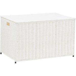 Household Essentials Paper Rope Woven Sturge Chest, Large, Arctic White(White)