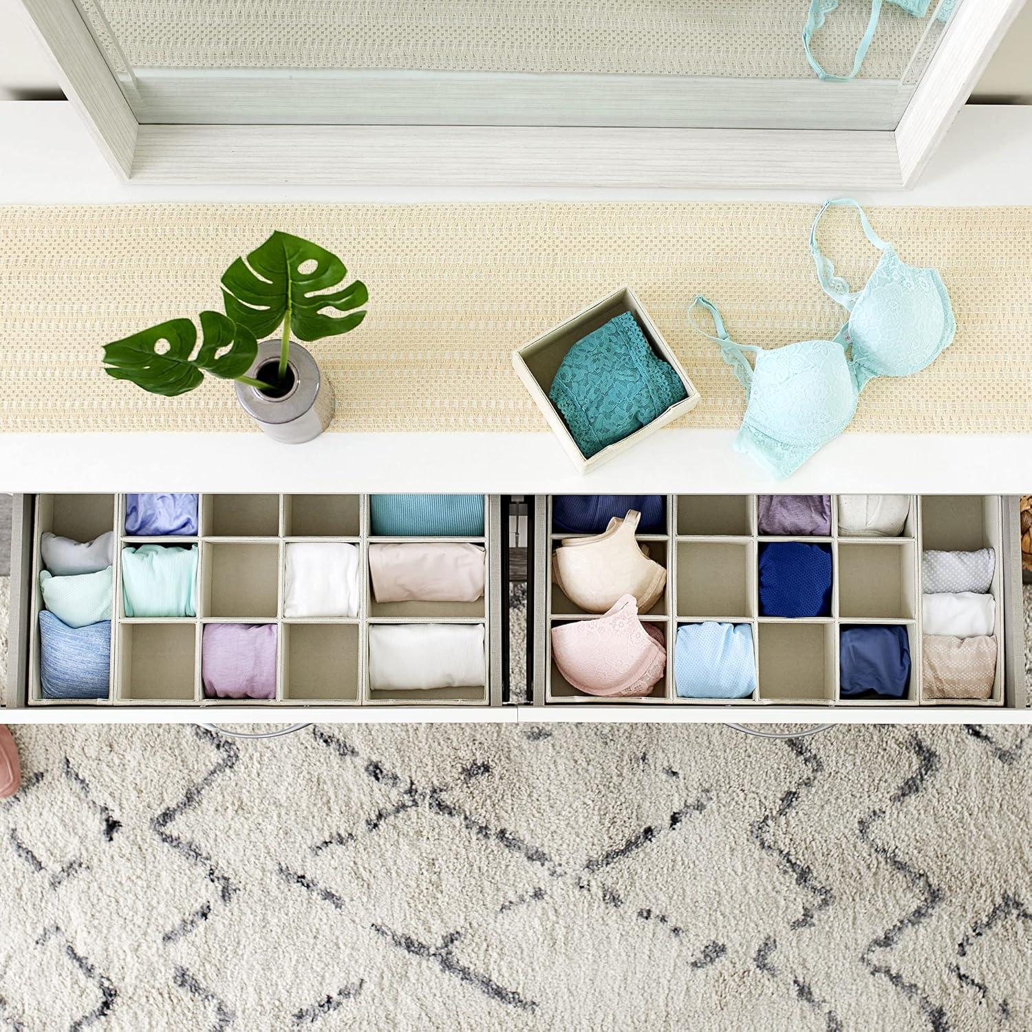image:imageHousehold Essentials Narrow Organizer Tray 2 Pack GrayCream