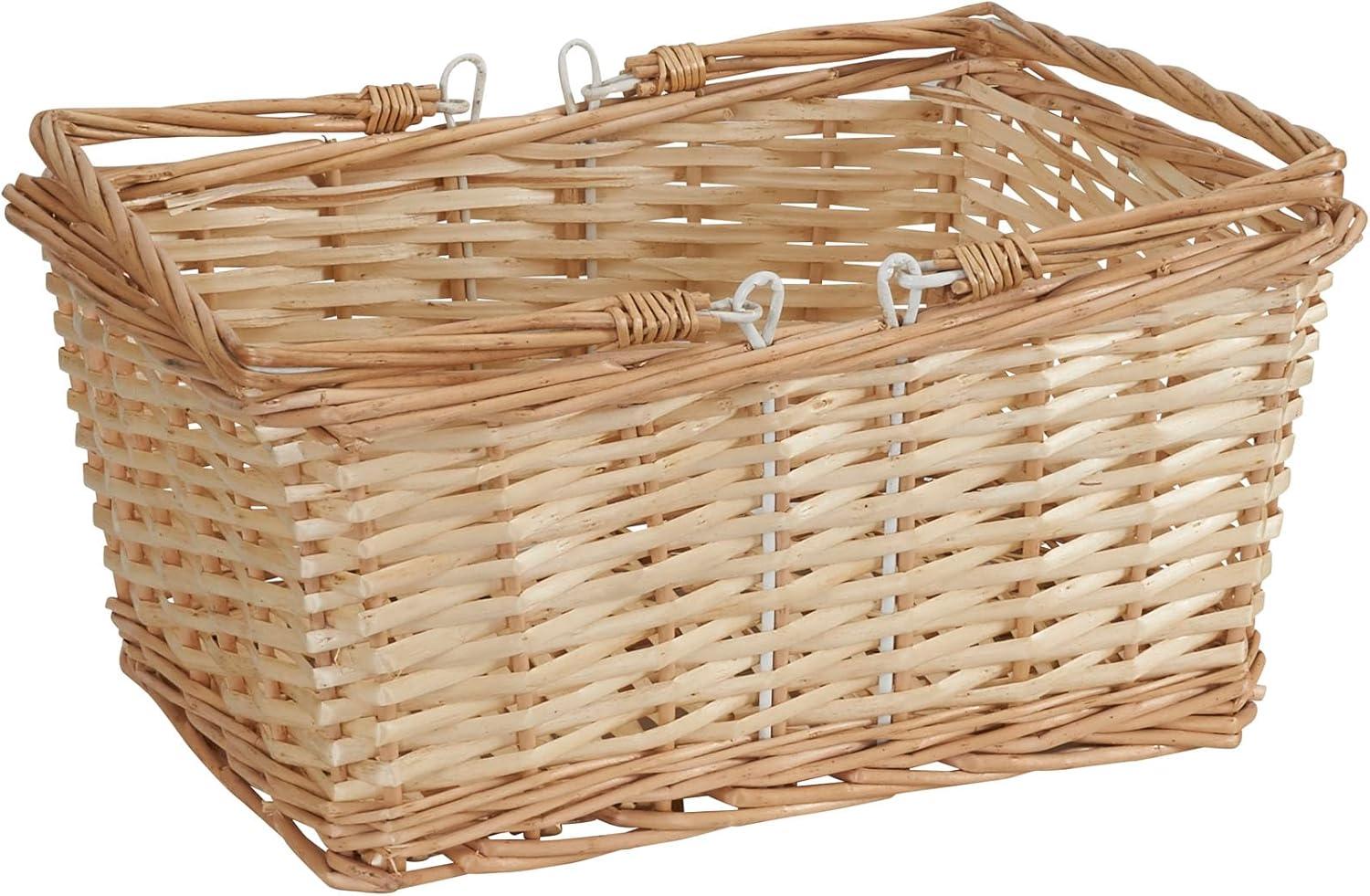 image:imageHousehold Essentials Woven Market Basket Handwoven Willow Weave Stylish Handles with Durable Metal Anchors Classic and Versatile Attractive Spacious Lightweight NaturalNatural