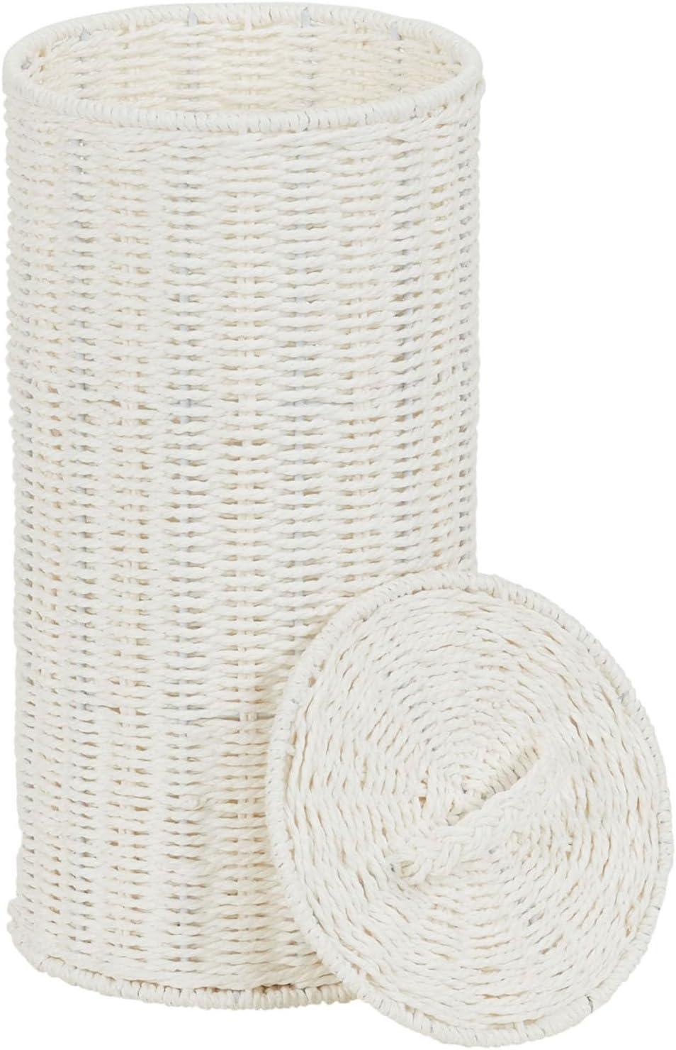 image:imageHousehold Essentials ml7194 Paper Rope WhiteToilet Paper Holder