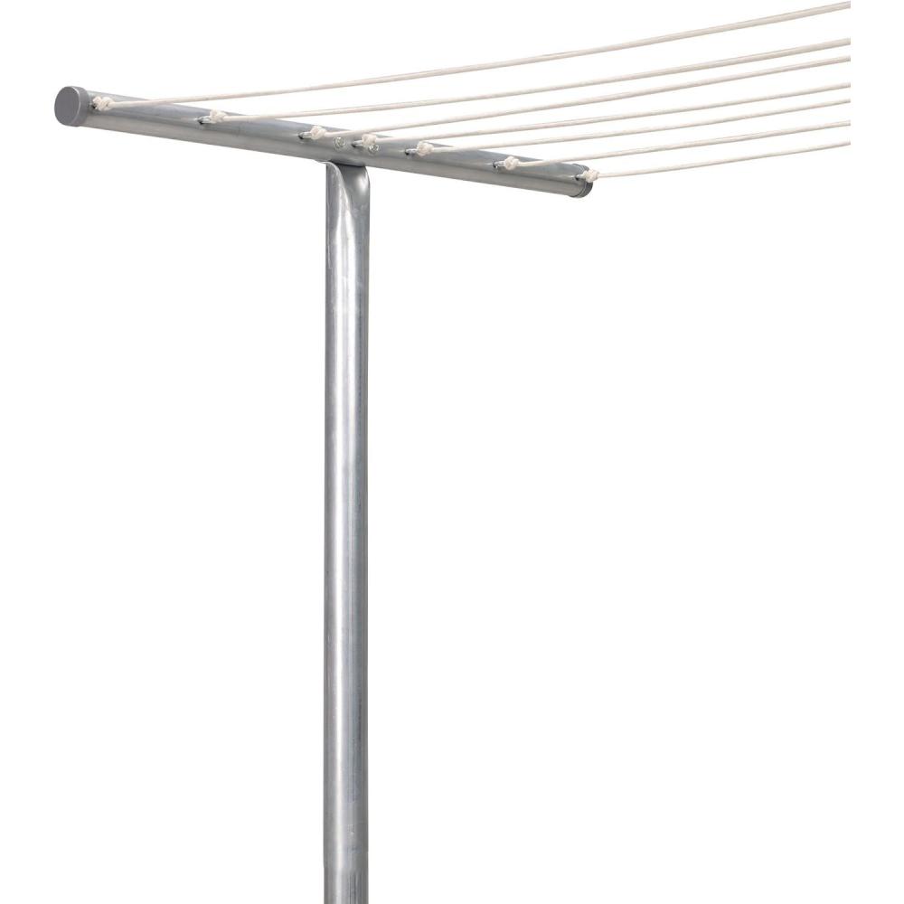 image:imageHousehold Essentials T20751 Galvanized Steel OnePiece Pole Clothesline TPostOne Piece