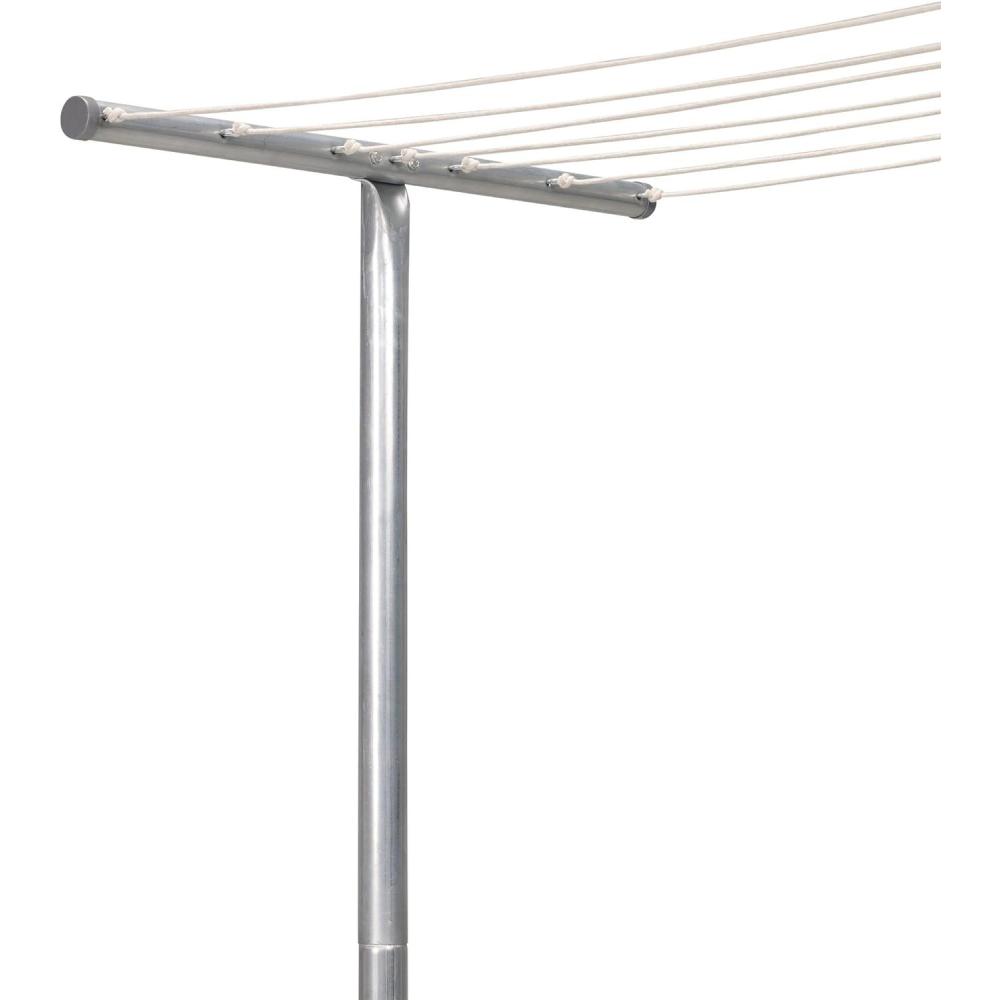 image:imageHousehold Essentials T20751 Galvanized Steel OnePiece Pole Clothesline TPostTPost